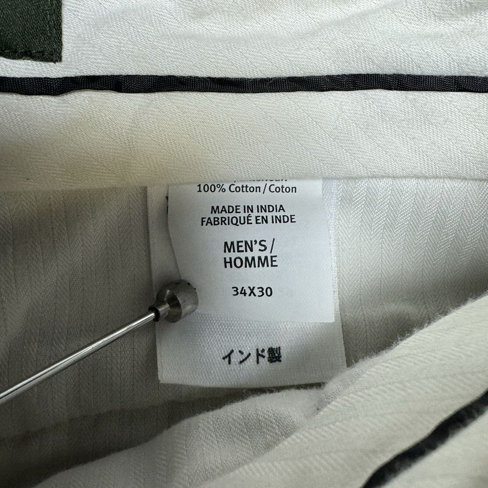 L.L. Bean Mens Elastic Stretch Comfort Waist Corduroy Pants 34x30 Cords Skater - Picture 5 of 8